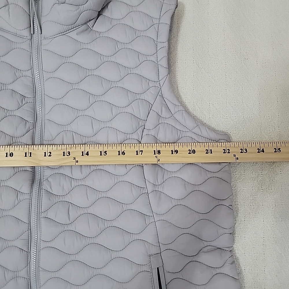 Free Country Repreve Quilted Vest  Zip SILVER CHIP LADIES Size XL NWOT - Picture 8 of 10